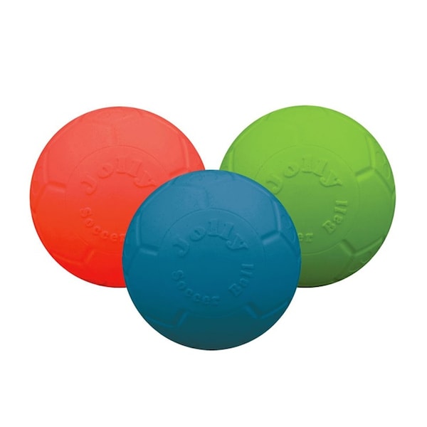 Jolly Pets Jolly Soccer Ball BLUE 8" 3421-BL-8 - main